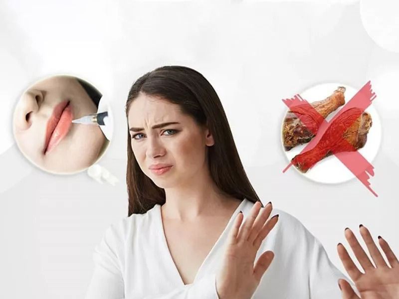 Kiêng thịt gà để môi không bị ngứa và quá trình biểu bì môi lành nhanh chóng