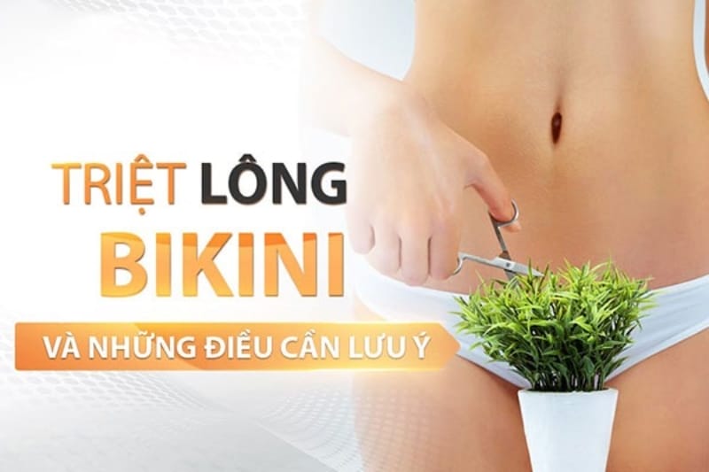 Điều cần lưu ý sau khi triệt bikini